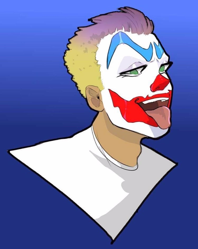 FlipFlop The Clown Fan Art by @yami_pastel