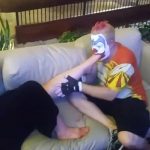 Foot Worshiping At The Hotel's Lobby