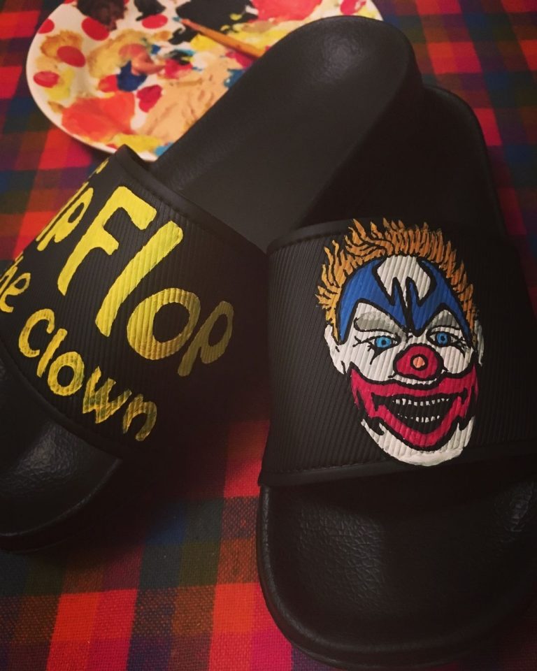 FlipFlop The Clown Fan Art & Gift by Caroline Pearson
