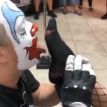 FlipFlop The Clown At The 2019 Kinky Kitty's Anniversary Party in Sarasota, Florida