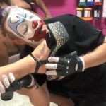 FlipFlop The Clown At The 2019 Kinky Kitty's Anniversary Party in Sarasota, Florida