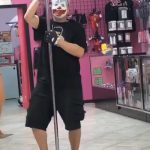 FlipFlop The Clown At The 2019 Kinky Kitty's Anniversary Party in Sarasota, Florida