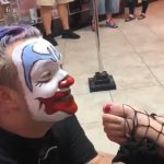 FlipFlop The Clown At The 2019 Kinky Kitty's Anniversary Party in Sarasota, Florida