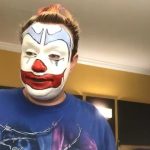 Facebook Live video on FlipFlop The Clown drinking beer and prepping himself up for an interview with CPN. The video is from Jun. 30, 2018!