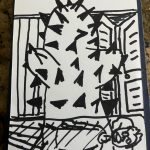 Cactus Ghost Giant - Original Drawing